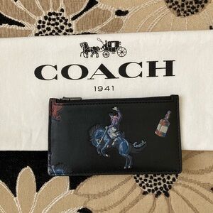 Coach Rodeo Zip Card Case